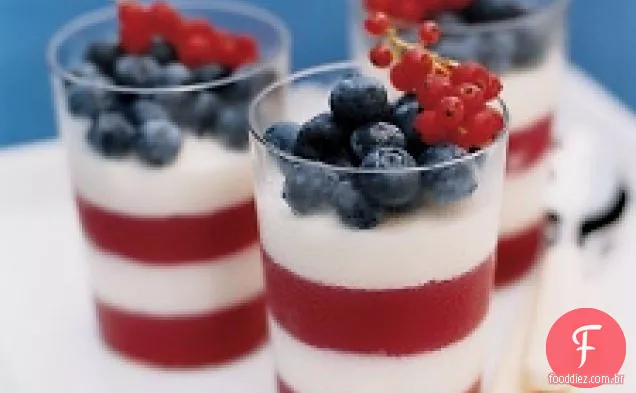 Parfaits Vermelhos, Brancos E Azuis