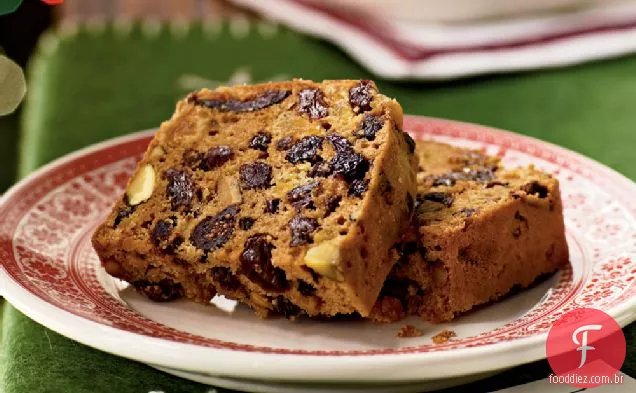 Bolo De Frutas De Natal
