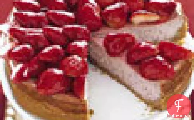 Cheesecake morango-morango