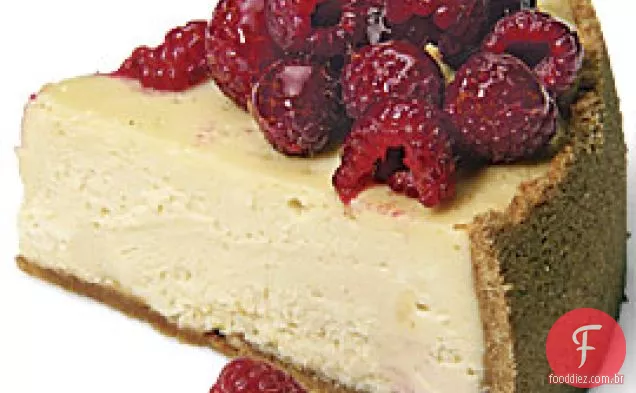 Cheesecake De Framboesa Com Chocolate Branco
