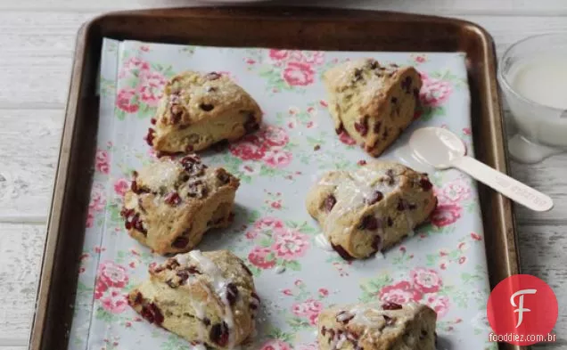 Scones De Raspas De Limão Framboesa Simples
