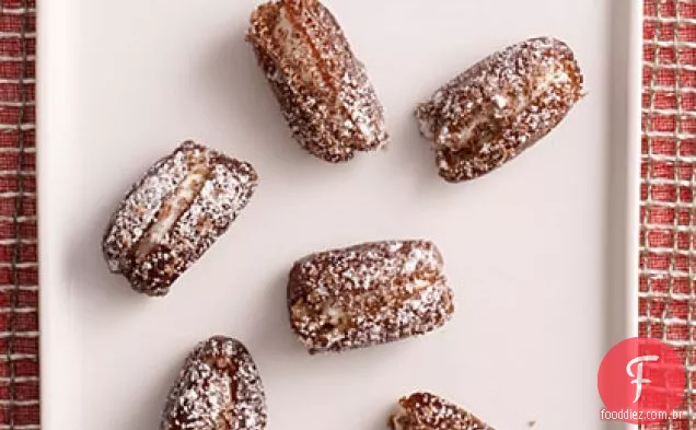 Queijo de cabra e tâmaras recheadas com Chocolate