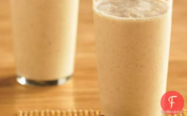 Smoothie de café da manhã com data de baunilha