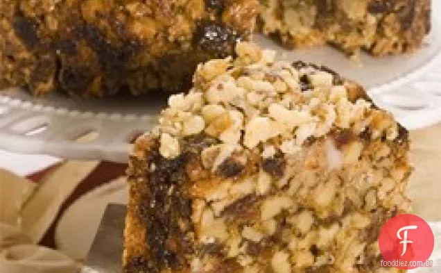 Inglês Walnut Date Cake