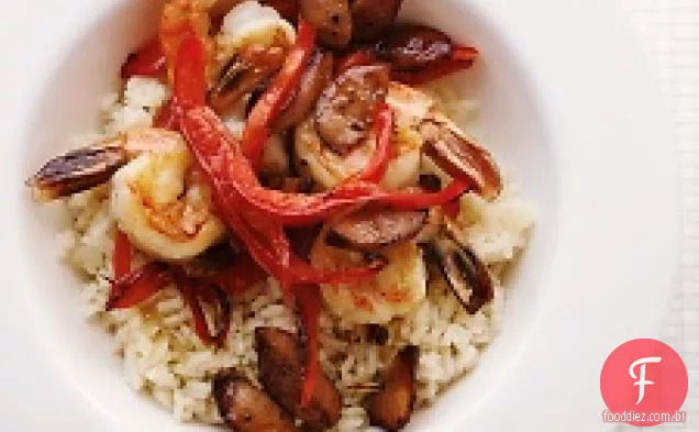 Camarão Cajun Salteado