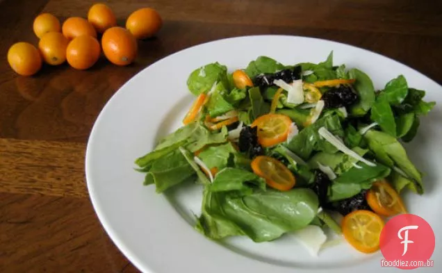 Salada De Kumquats, Tâmaras E Parmesão Raspado