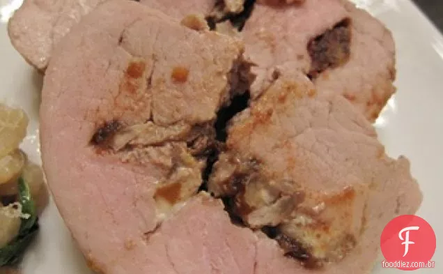 Queijo Azul, Data + Lombo De Porco Recheado Com Noz-Pecã