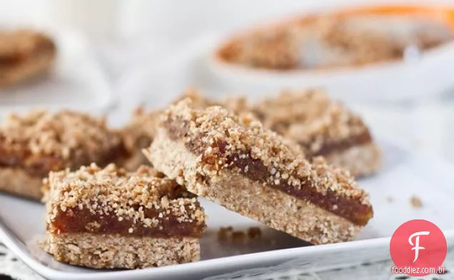 5 Ingrediente Sem Assar Quadrados De Data Vegan