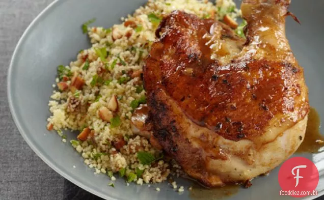 Frango marroquino com cuscuz menta
