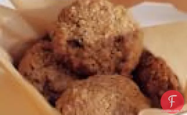 Biscoitos De Aveia, Tâmaras E Especiarias Para Nozes