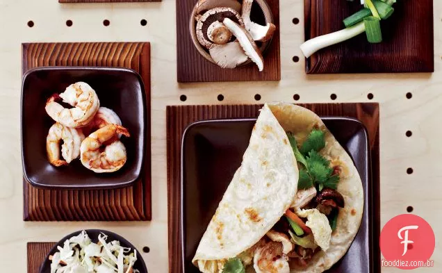 Camarão Moo Shu