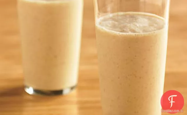 Smoothie De Café Da Manhã Com Data De Baunilha