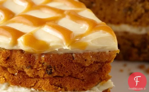 Torta De Abóbora Caramelo