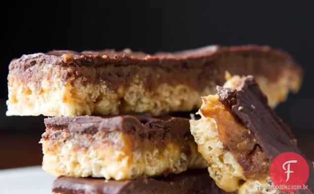 Barras De Twix Crocantes Caseiras