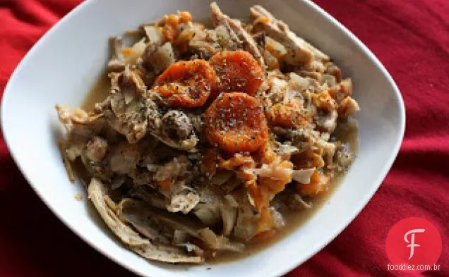 Frango Fogão Lento Com Damascos E Datas Receita