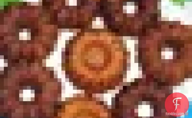 Barras de fatia de data e laranja
