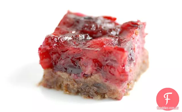Barras De Cranberry Sem Glúten