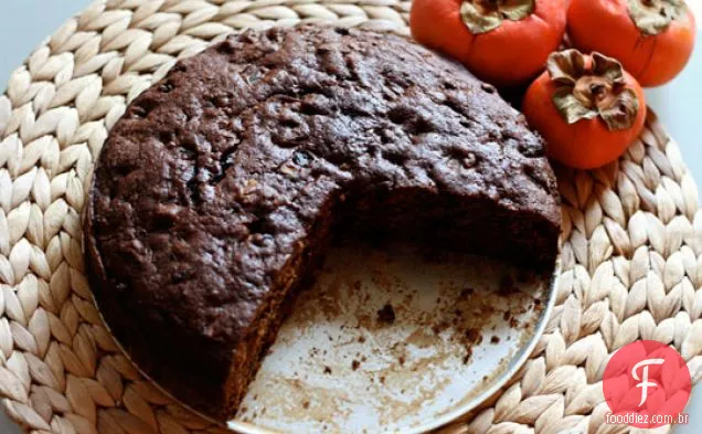 Bolo De Chá De Caqui Com Especiarias