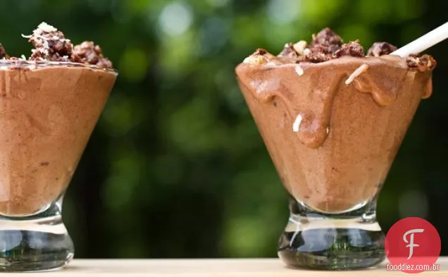 Bolas Dobro Da Massa Do Brownie Do Chocolate