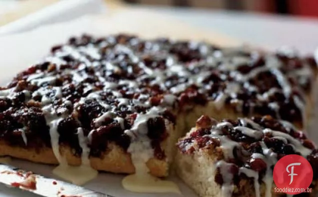 Bolo De Café Cranberry De Cabeça Para Baixo