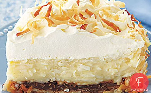 Torta De Creme De Coco Duplo