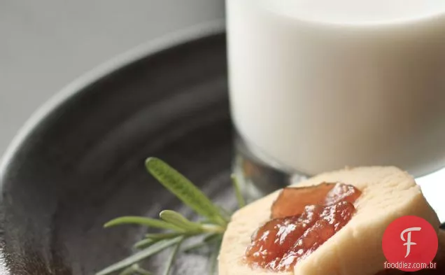 Shortbread De Açúcar Mascavo Com Geléia De Figo