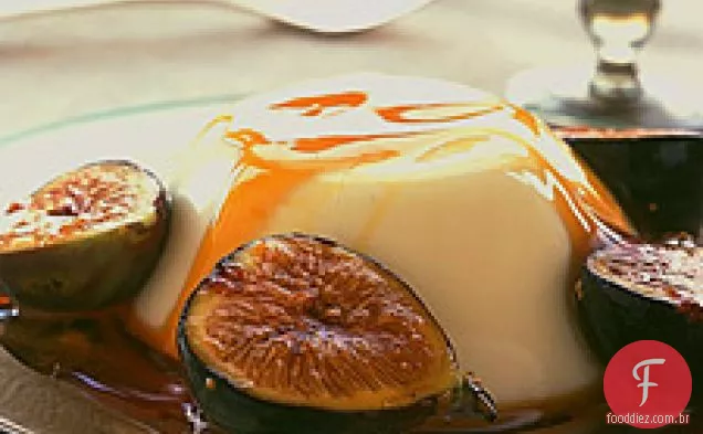 Panna Cotta Com Figos
