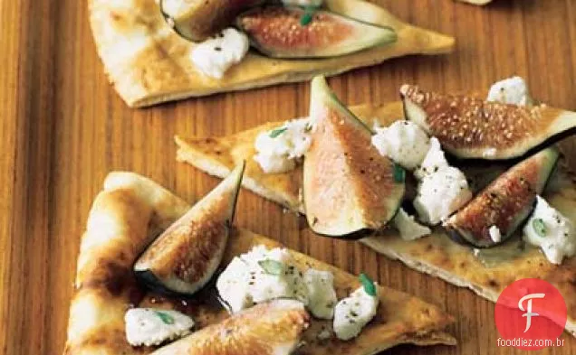 Figo e queijo de cabra Pitas