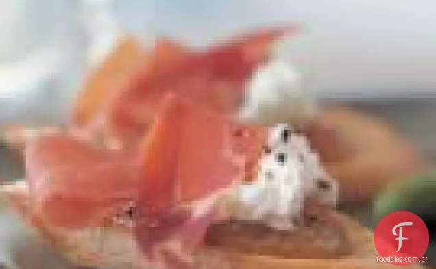 Ricota, Figo E Prosciutto Bruschetta