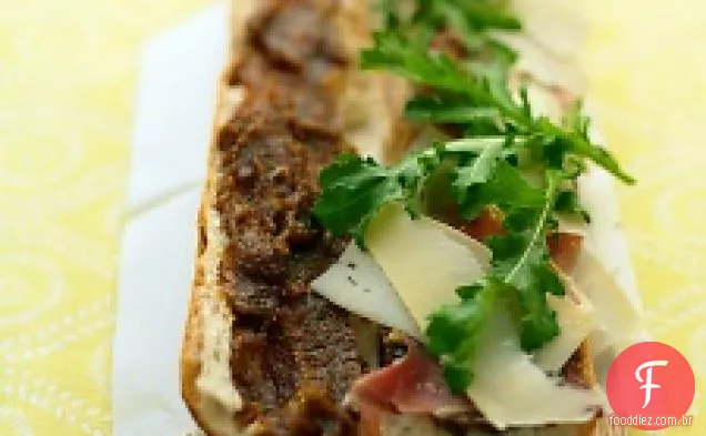 Sanduíche Prosciutto e figo-spread