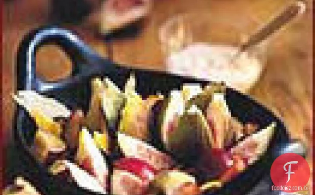 Figos frescos e ameixas em Manzanilla