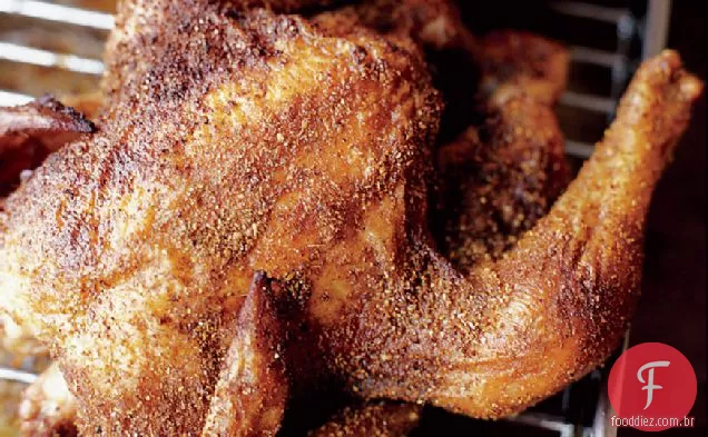 Garam Masala-Frango Crustado com Jus de Figo