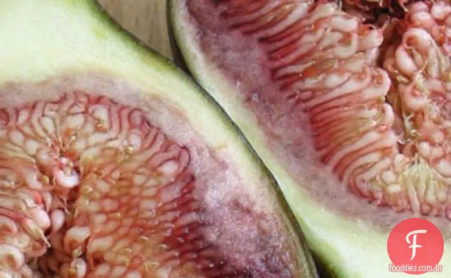 Figo Decadente E Smoothie De Água De Rosas