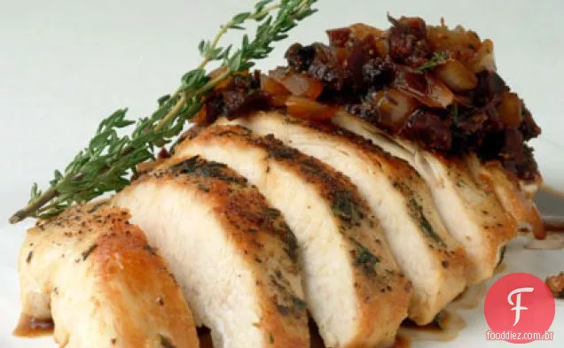Frango com molho balsâmico-Figo
