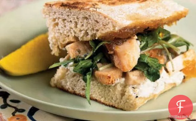 Panini de frango com Geléia De Figo
