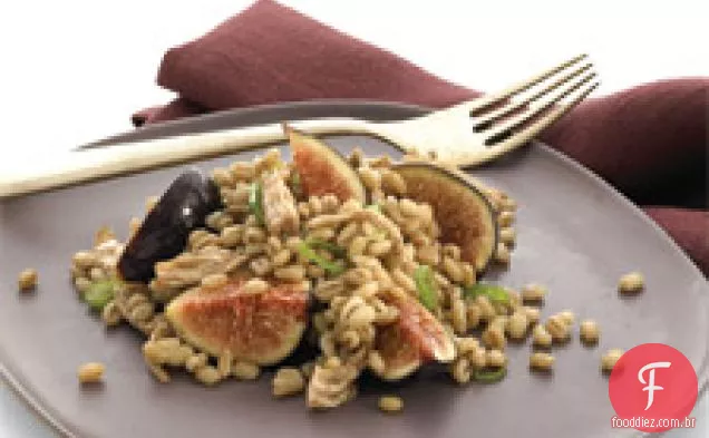Salada De Cevada, Frango E Figo