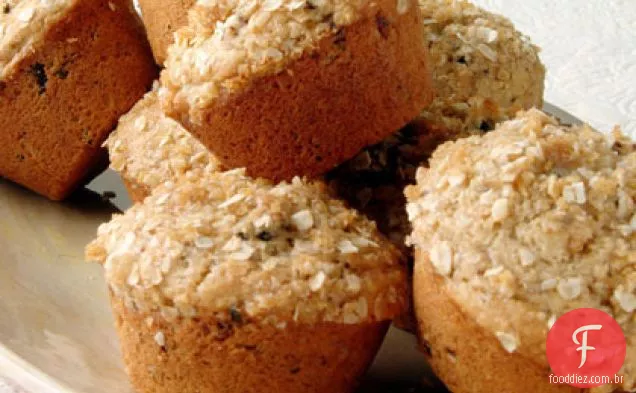 Muffins De Figo Com Tampo De Aveia