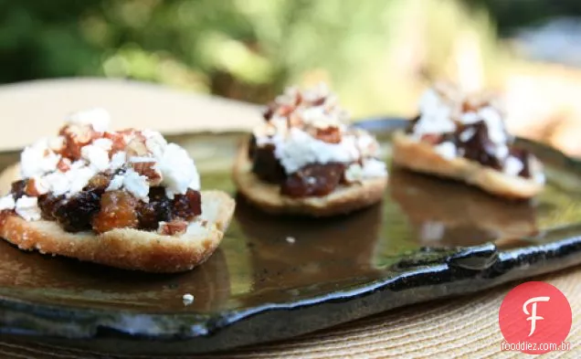 Queijo De Figo E Cabra Crostini