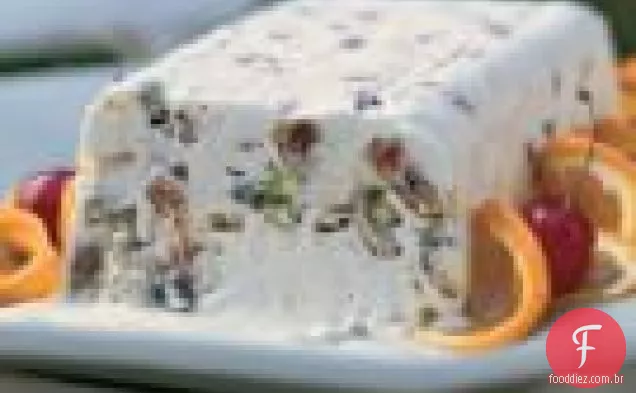 Terrina gelada de figo e gengibre (Nougat Glacé Aux Figues Et Ging