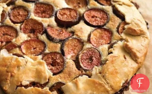 Figo Fresco E Crostata De Amêndoa