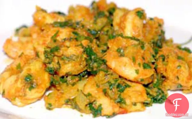 Camarão Curried