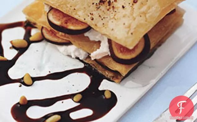 Millefeuille De Figos Frescos E Ricota