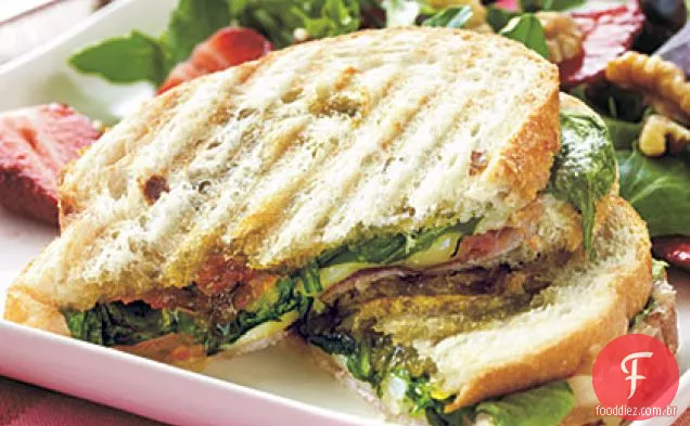 Prosciutto, Fontina e Fig Panini