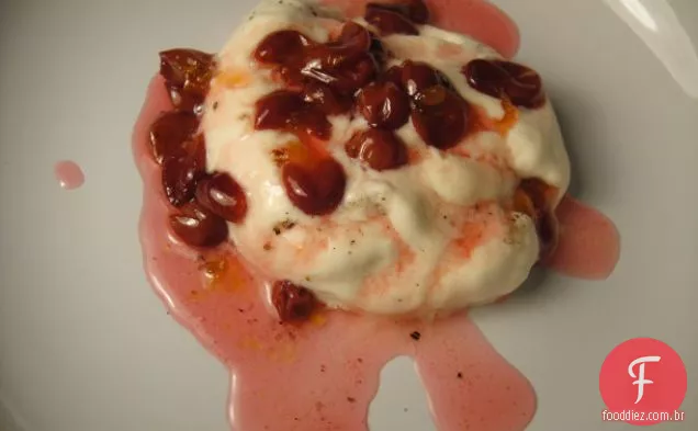 Cozinhe o livro: pimenta preta Panna Cotta com figos