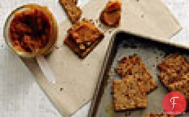 Biscoitos De Linhaça, Figo E Nozes