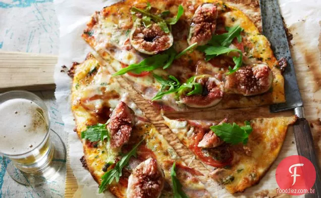 Gorgonzola, Fig e Pancetta Pizza