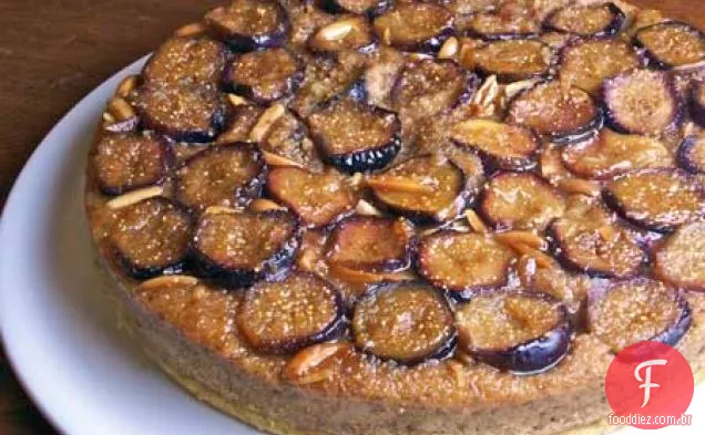 Pudim de pão de cabeça para baixo