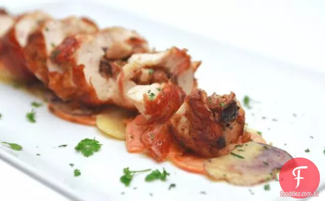 Sticky Figgy Chickie (Peito De Frango Recheado)