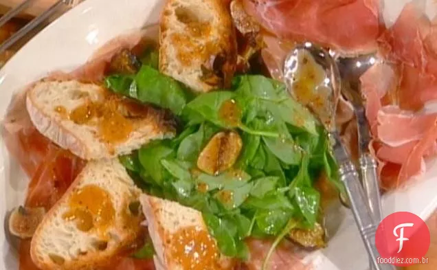 Prosciutto di Parma com figos frescos e Fett'unta