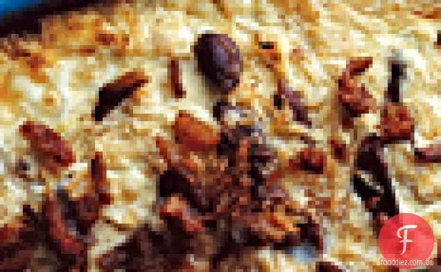 Gratinado cremoso do chucrute com Confit do pato